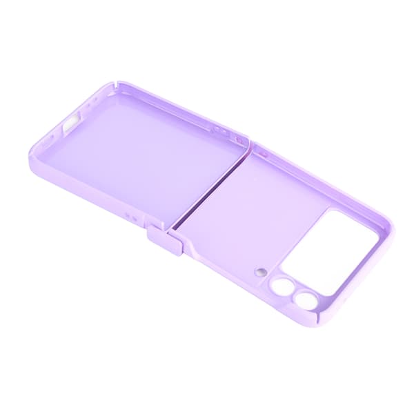 Foldable Screen Phone Case Ultra Thin Scratch Resistant Shockproof Portable Mobile Phone Protective Shell Purple for Zflip3