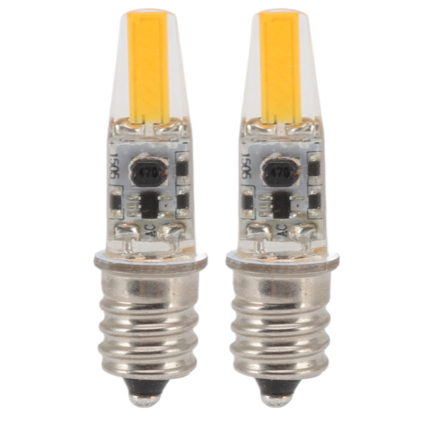 2pcs 2W 12V E12 LED Bulb Energy Saving Power Saving Candelabra Bulb Warm Lamp