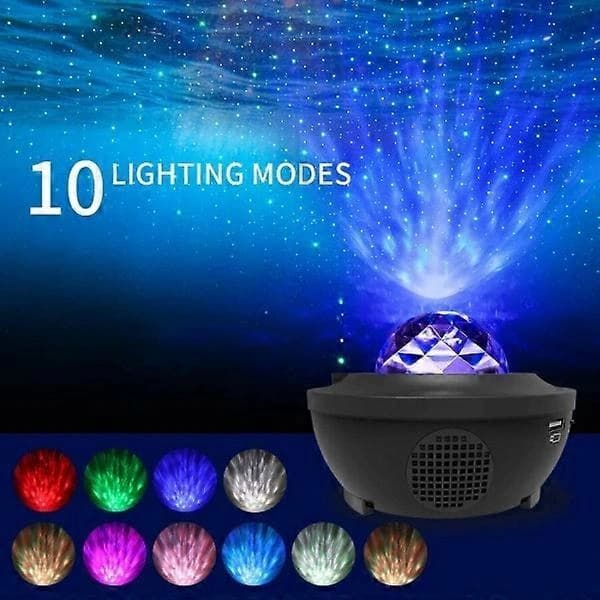 Natlampe Galaxy Stjerneprojektor - Skab en smuk stjernehimmel
