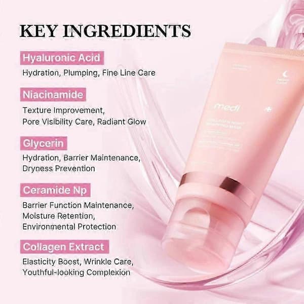 1-3X Medicube Collagen Night Wrapping Mask KOREAN Glass Skin Routine 2 stk 2 stk 2pcs