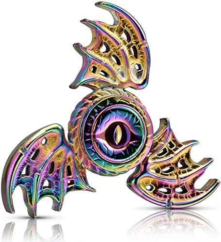 Regnbågsfärger, Dragon Wing Fidget Spinner Handleksak Speciell Högpresterande Kullager Anti-Stress Spinner