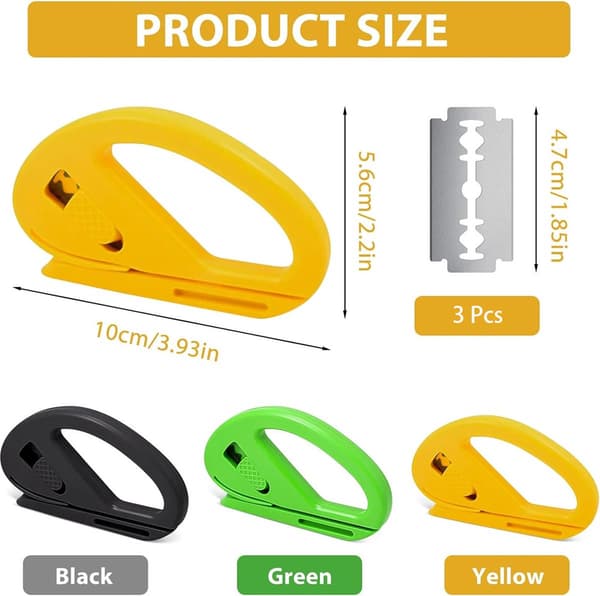 Gift Wrapping Paper Cutter - 3 Pieces - Wrapping Paper Cutter - Gift Wrapping Tool Roll Cutter