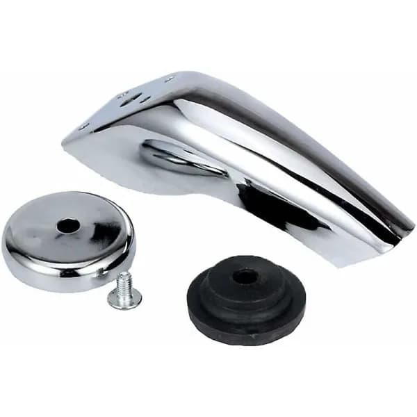 Kraftige sofaben i rustfritt stål, 4-pakning møbelben, kromben, møbelskap-sengsofaben, for sofaer, stoler, krakker, skap