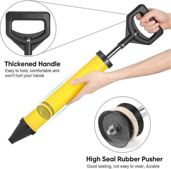 Caulking gun for mortar, mortar sprayer hand mortar pump with 4 nozzles