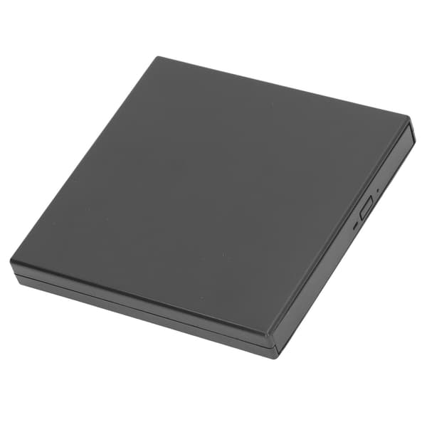 External DVD Optical Drive Ultra-thin External CD DVD Drive USB 2.0 Portable CD DVD Burner for Laptop Desktop PC Black