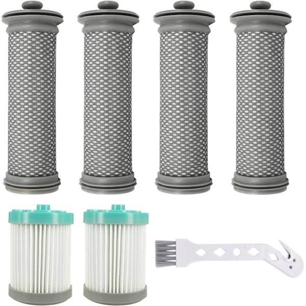 4-pack förfilter och 2-pack efterfilter, kompatibla med A10