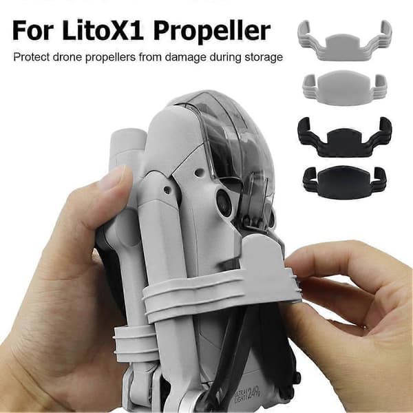 Propel Fastgørelse til DJI Lito X1 /1 Padlefikser Beskyttende Propelbånd grå gray