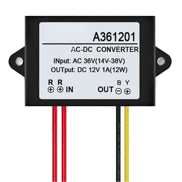 AC 36V - DC 12V Mini Kannettava Virtalähdemuunnin Säädinsovitin Moduuli LGL 3A