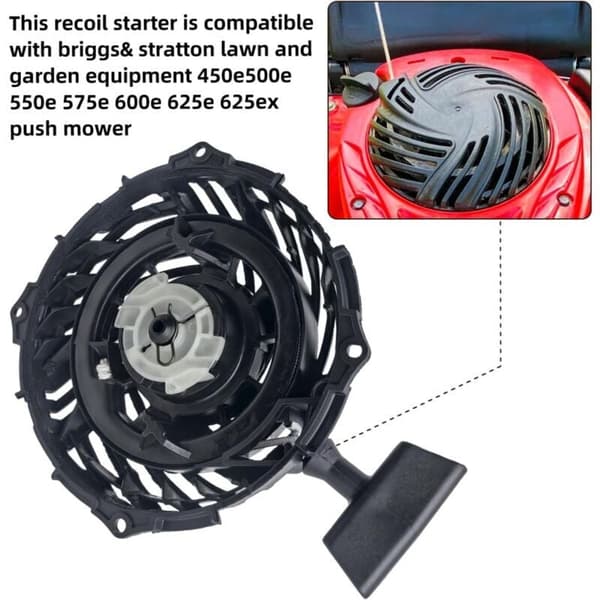 Komplet startmotor til Briggs & Stratton-motorer - 593959
