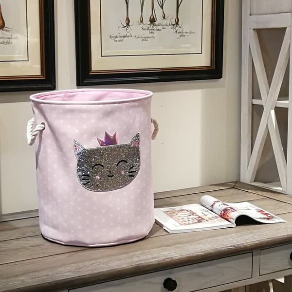 Swan Laundry Basket Storage Basket with Storage Baskets for Toy Books D35XH40Cm Swan Model