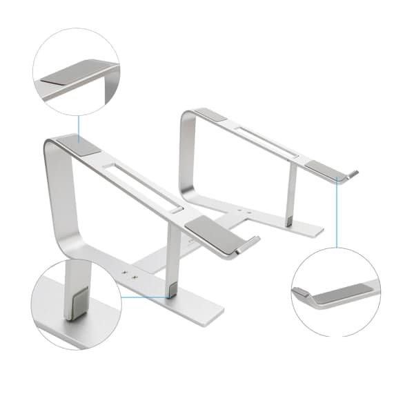 Aluminium Laptopbord til Mac til MacBook Pro Air til Apple Notebook Holder Ergonomisk Løftende Metalstativ