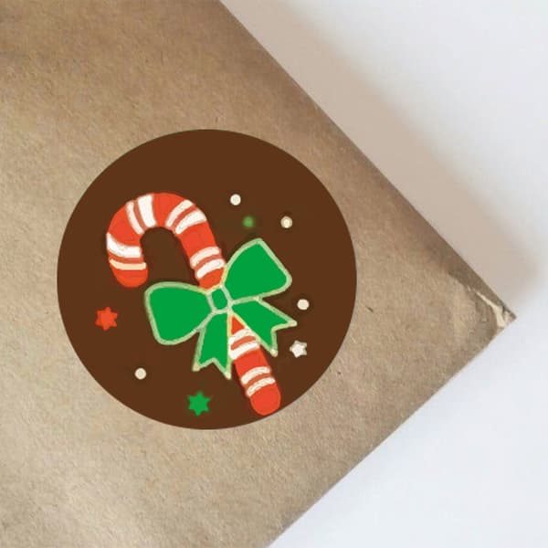 Roll Stickers Christmas Tree Ornaments Collection Gift Stickers