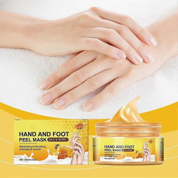 Milk & Honey Moisturizing Exfoliating and Smoothing Hand and Foot Peeling Mask