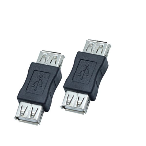 USB2.0 naarasliitin-naarasliitin-adapteri, kaksoispää urosliitin-urosliitin USB