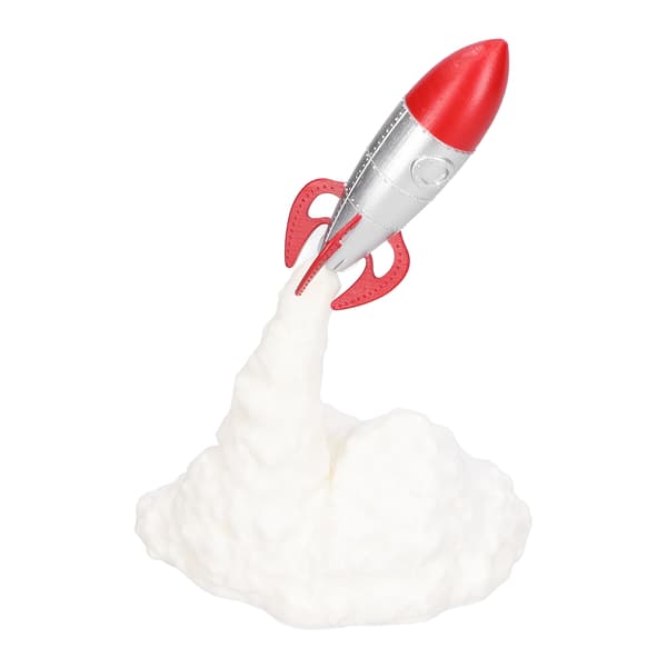 3D Printing Rocket Lamp Innovative Bedside Lamp USB Charging LED Night Light Indoor Decoration