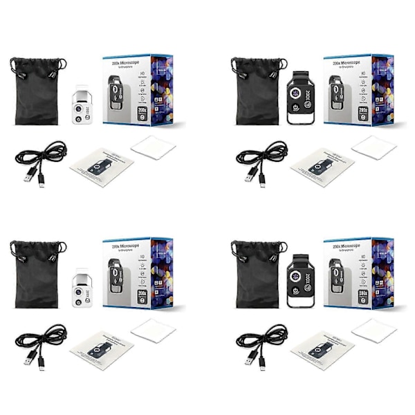 Nanozoom 200x Förstoringszoom, Nanozoom Högteknologisk Clip-On Lins, Nano Zoom 200x för iPhone, Nanozoom Mobiltelefonlins