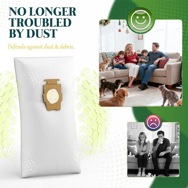 Vacuum Cleaner Bags Replacement Compatible with Kirby Sentria Avalir 2 Ultimate G All Generations - 12 Pack