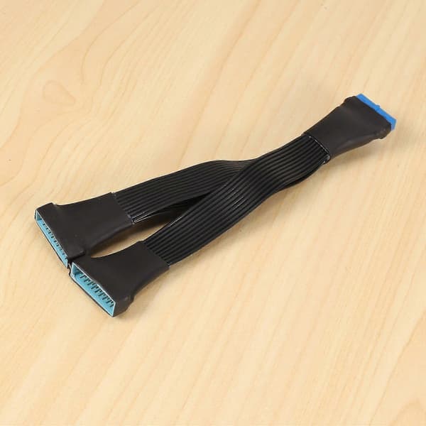 USB 3.0 19-pin 20-pin 1 til 2 strømforlengelseskabel - hovedkort