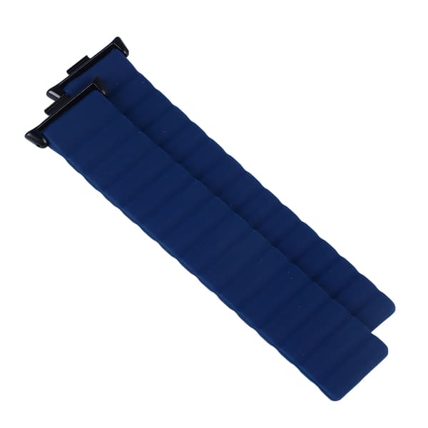 Magnetisk urrem Åndbar stærk magnetisk lås urrem til Mi Band 8 Pro Mørkeblå