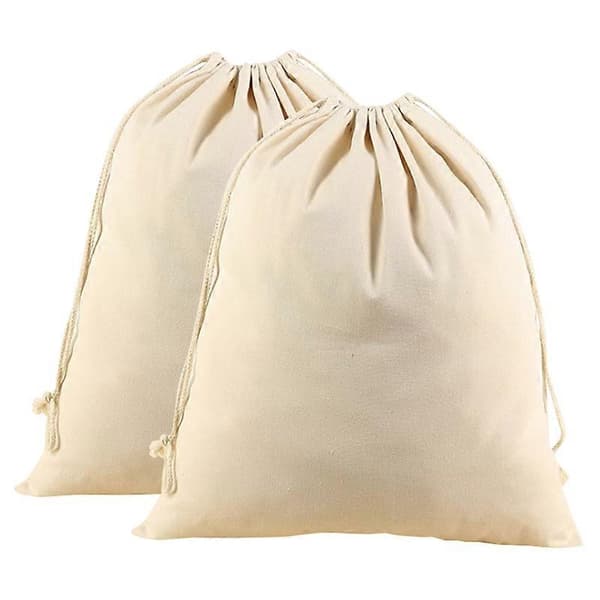 2-pack Extra Large Heavy Duty Cotton Canvas Laundry Bags Versatile Use
