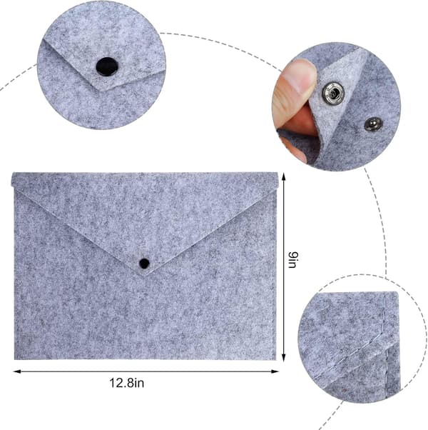 Filmapp A4 Paper Folder Filmapp Felt Envelope Organizer with Sn