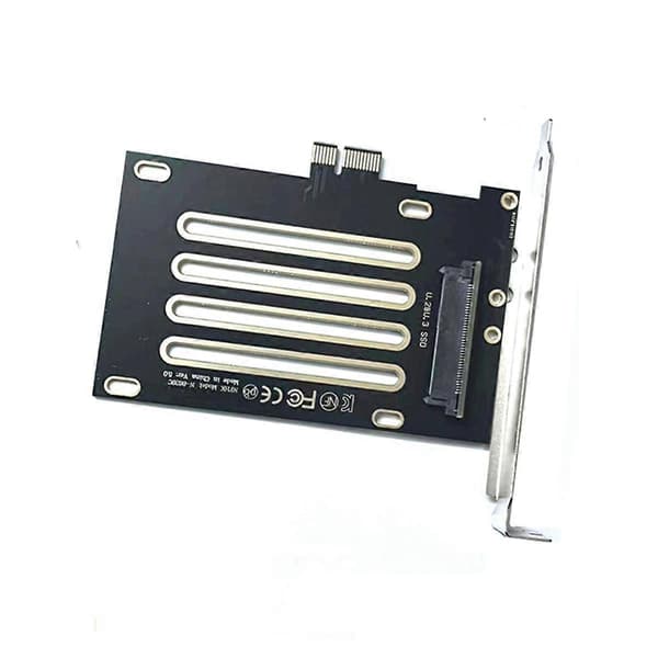 SFF-8639 U.2 U.3 till PCIE 3.0 4.0 X1 Adapterkort Adapter Moderkortplats PCIEX1 Multifunktionsadaptermodul