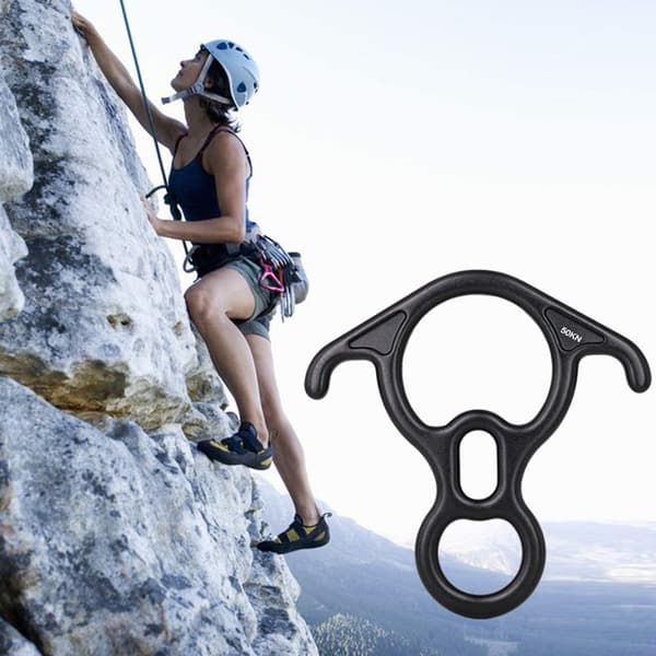 50KN Figure 8 Descender for Rock Climbing