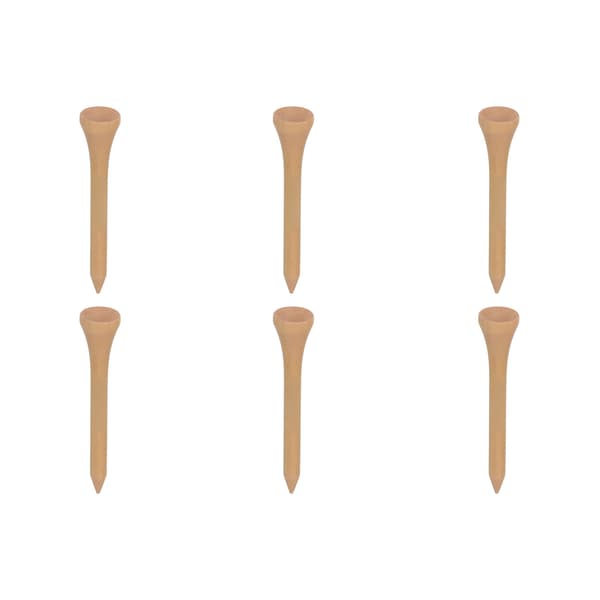 50 pcs Golf Tees Professional Durable Wooden Replacement Golf Tees for Golf Accessories 54mm/2.13in