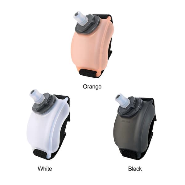 Löpande Vattenflaska Sport Mini Handleds Vattenflaska Handledsväska Klättring Orange Orange