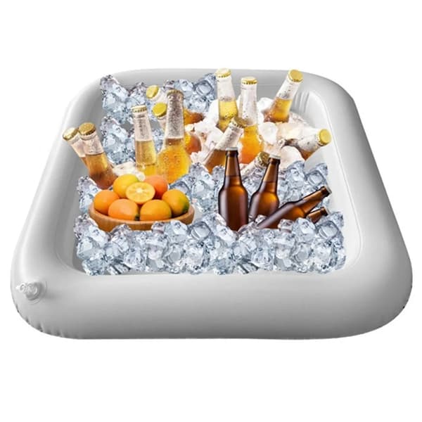 60 x 60CM Inflatable Drink Cooler, Inflatable Beer Cooler, for Beach Theme Party Decorations