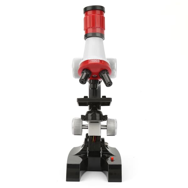 Kids Biological Microscope Kit Educational Science Beginner Microscope Toys