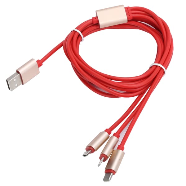 3-in-1 Fast Charging Cable Multi Charger for Phone Tablet Music Player