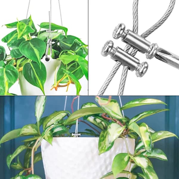 Wire Rope Clips for 1-2mm Diameter Formed Wire Rope Clamp 10 Pieces Wire Rope Handle Replacement Eyelet Sleeve