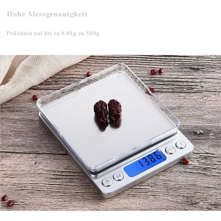 Digitala vågar, 500 * 0.01g Digitala fickvågar, Precisionsvågar