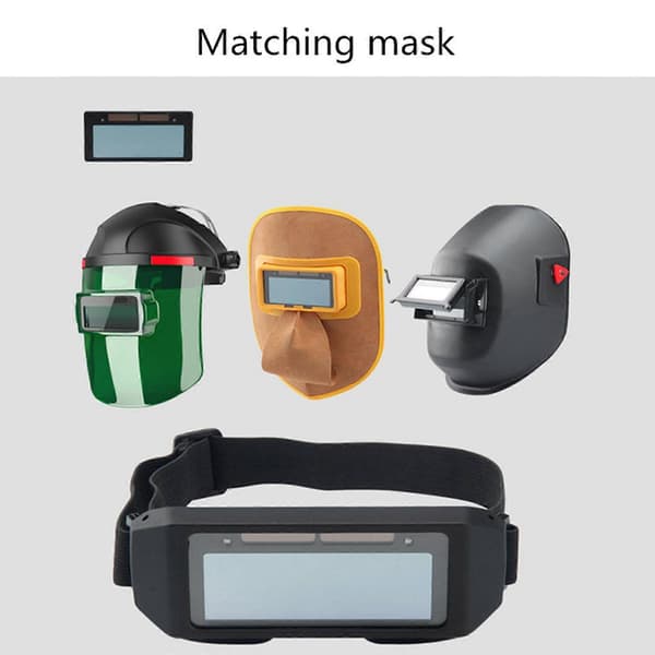 Automatic Solar Powered Welding Lens Prevents Welding Slag from Splashing During Gas Welding