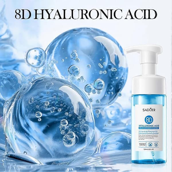 Hyaluronsyre Mild Rensemousse Rense Ansigtsrens