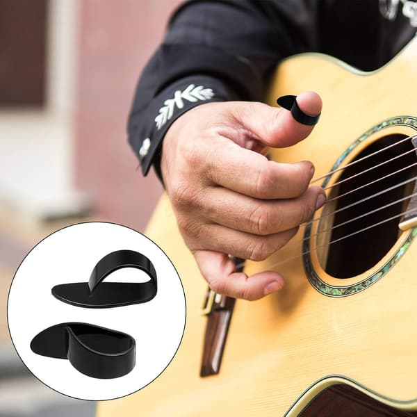 12 st stålfingerplektrum för gitarr, banjo och andra-FA-