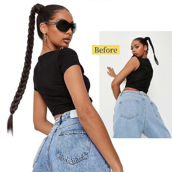 Hair Extensions Ponytail Natural Soft Synthetic Hair