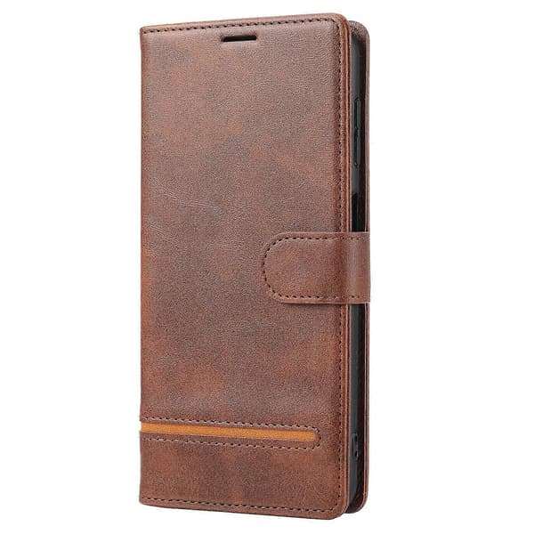 Til Xiaomi 12 Lite Klassisk Læderpungcover [DB] Brun Brown