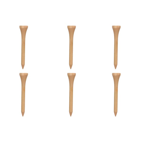 50 pcs Golf Tees Professional Durable Wooden Replacement Golf Tees for Golf Accessories 54mm/2.13in