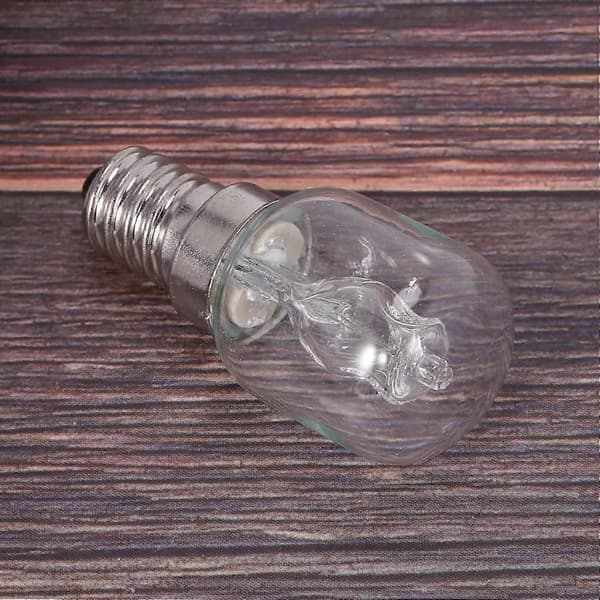 6X E14 High Temperature Light Bulb 500 Degrees 25W Halogen Bubble Oven Light Bulb E14 250V 25W Quartz Light Bulb