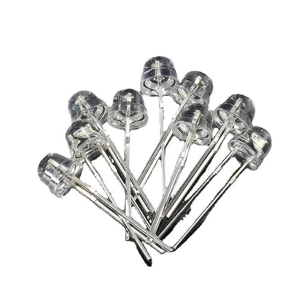 120 stk. 5mm Hvid Rød Blå Grøn Gul Lilla LED-lampe med lysdiode