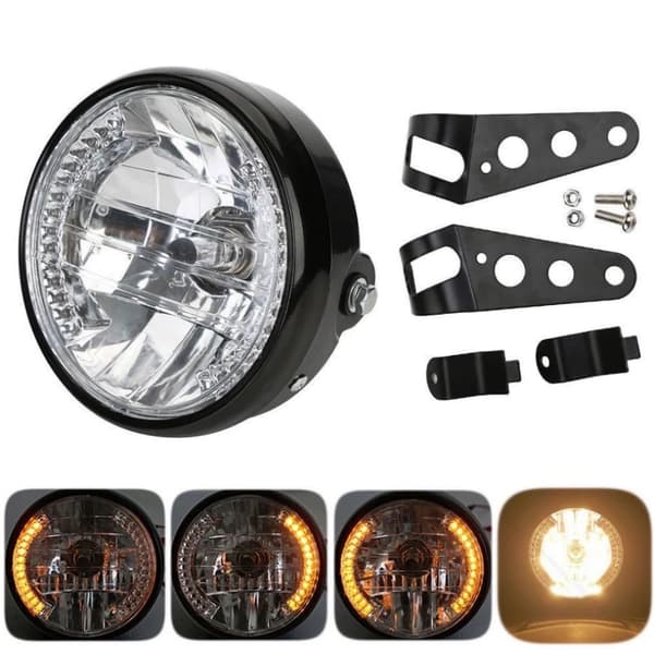 Passer til superlyse LED-forlygter på Harley Cruise Motorcykel