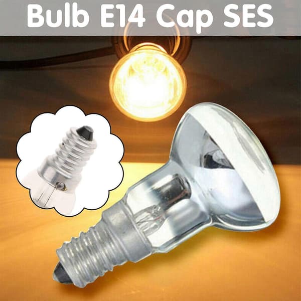 R39 Lavalampe Pære 25W SES E14 Reflektor Skrue I Spotlight [DB]