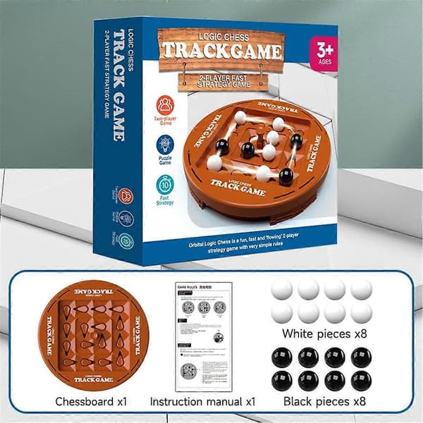 Barn Spår Spel Logik Schackbräde Spelset Interaktion Fest Bord Schack Spel (FMY)
