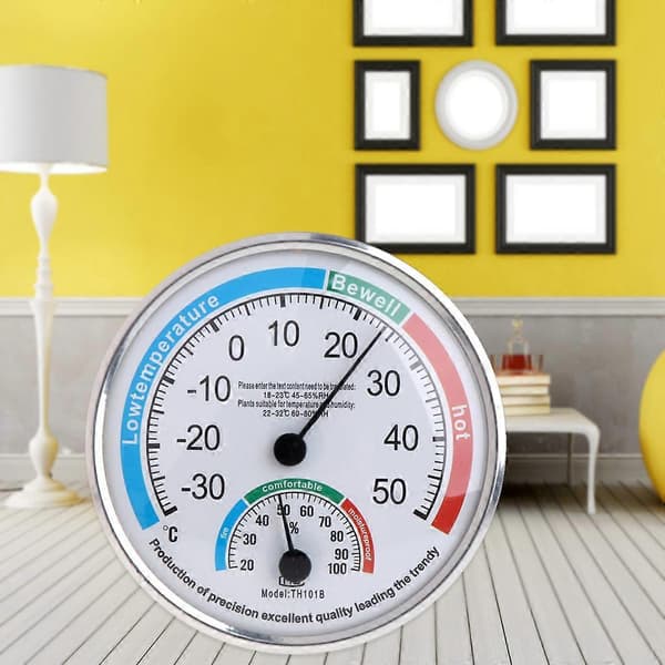 Bærbar analog termometer hygrometer temperatur fuktighetsmonitor måler