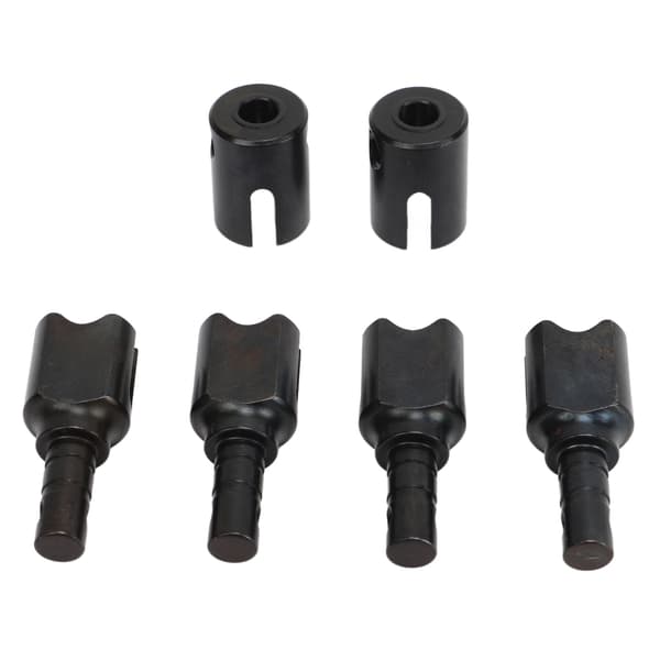 4 stk RC Diff Outdrive Stål RC Differensial Drivkopp med Drivakselleddkobling for ARRMA 1/7 1/8 Biler Svart