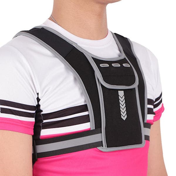 Refleksvest med høj synlighed til løb og jogging