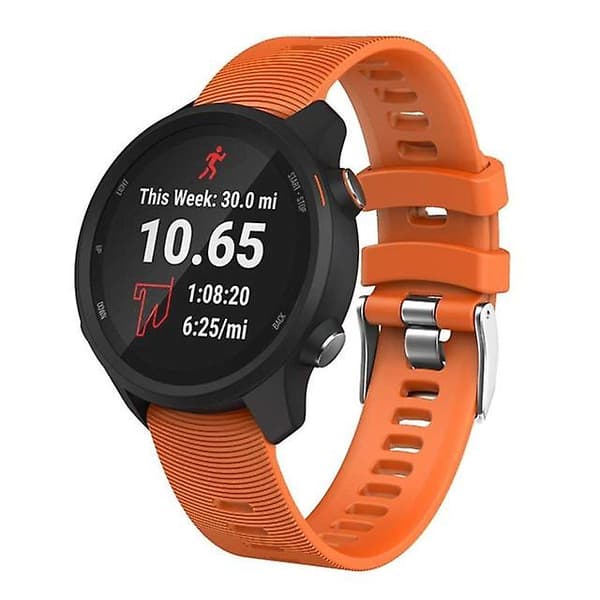 Silikone urrem til Garmin Forerunner 245 Orange