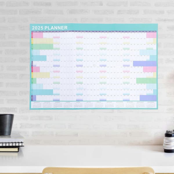 1 Set Wall Calendar Planner Wall Calendar Daily Schedule 2025 Calendar for Office Home